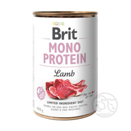 Brit Mono Protein Adult Lamb 400g - puszka