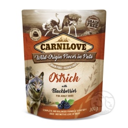 Carnilove karma mokra Struś z jeżyną 300g - saszetka