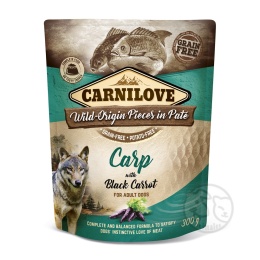 Carnilove karma mokra Karp i czarna marchew 300g - saszetka