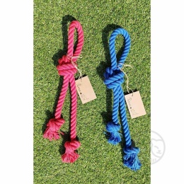 PERRO Naturalny szarpak dla psa pętla 50cm/2,5cm KOLOR